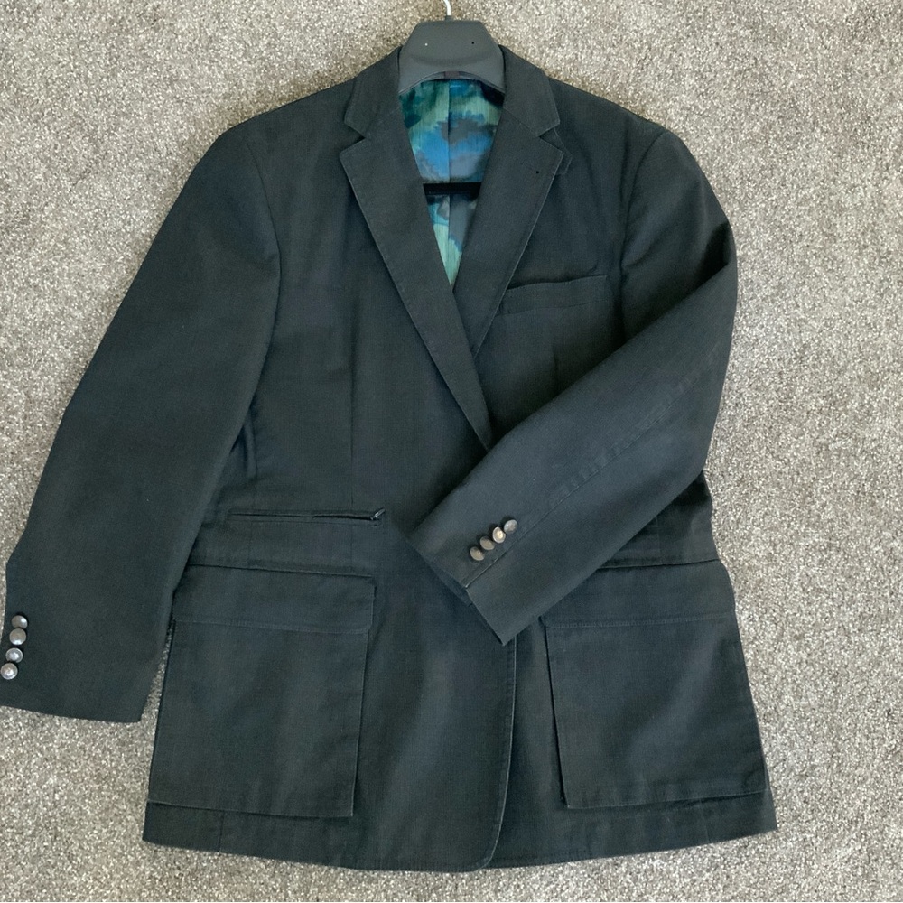 Kroon Charcoal Glen Plaid Men's Sport Coat